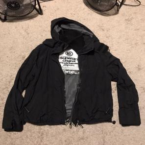 Black Superdry Windbreaker L