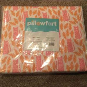 New twin duvet pillowfort cats kittens