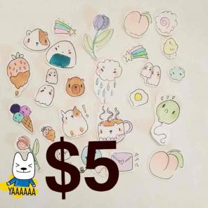 10 cute stickers