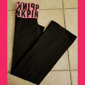 VS PINK Black Yoga Pants Size XS NWOT