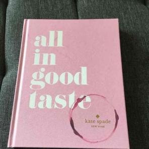 All in Good Taste Kate Spade book