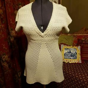 Calvin Klein Sleeveless Knit Sweater szM