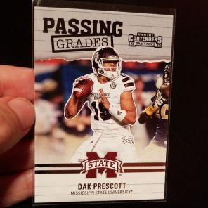 '17 Contenders Draft Dak Prescott insert