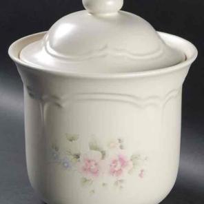 Pfaltzgraff Tea Rose Canister - Large