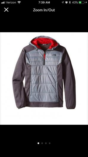 NWOT The North Face 1/4 Zip Hoodie