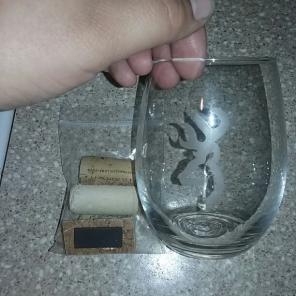 Etched browning glass