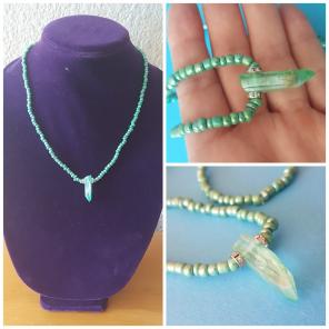 Apple Aura Quarzt pendant healing