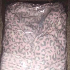 Pink/grey Robe