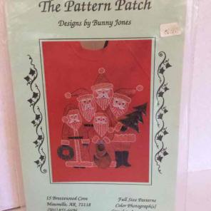 Vintage 1989 Santa Pattern NIP