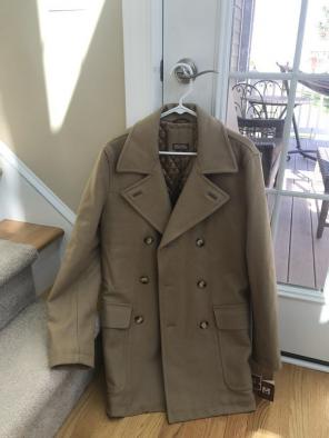 NWT Men's Peacoat