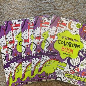 5 Halloween Coloring Books
