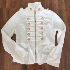 White and gold jacket