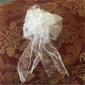 White bows