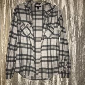 Mens White Flannel