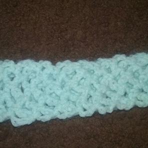 Handmade blue headband