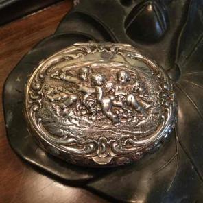 Vintage Sterling Silver Trinket Box