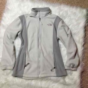 North Face Girls Khumbu Fleece Jacket L
