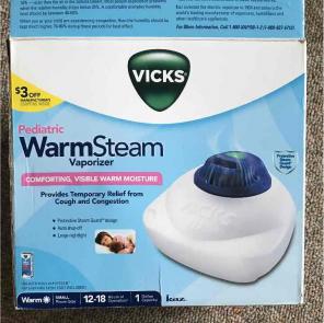 Vicks warm steam vaporizer