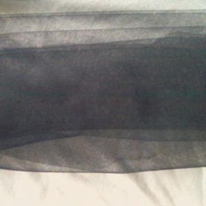 4 YARDS OF NAVY BLUE FABRIC TULLE