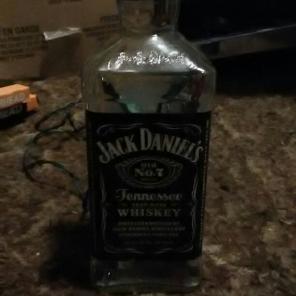 Light Up Whisky Bottle