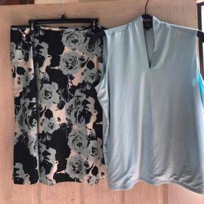 Talbots skirt and top