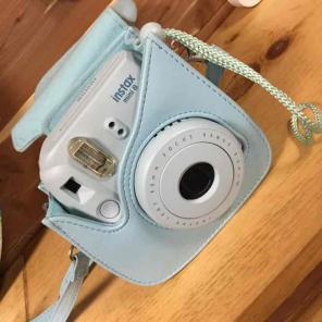 Polaroid Instax with case