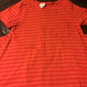 Lularoe Red Striped Carly Size XS