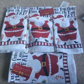 Christmas kitchen towels