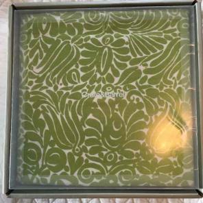 Crate and Barrel shower curtain