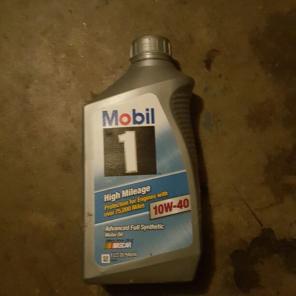 Mobil 1 full synthetic motor oil