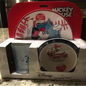 Mickey Mouse plate set