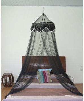 black sequin canopy