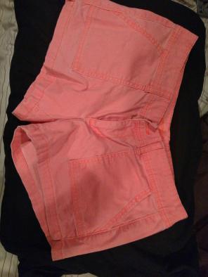 Short pink shorts