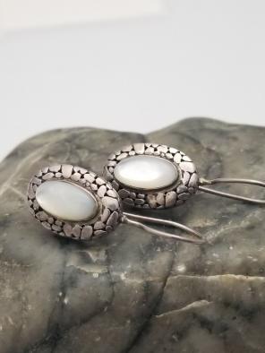 925 Silver Mother of Pearl earrings