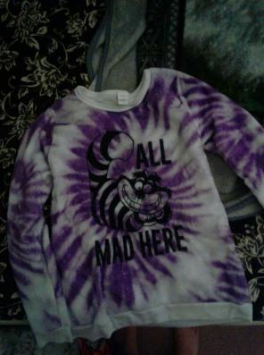 Cheshire cat sweater