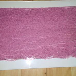 1/2 inch deep pink lace trin 14 yards