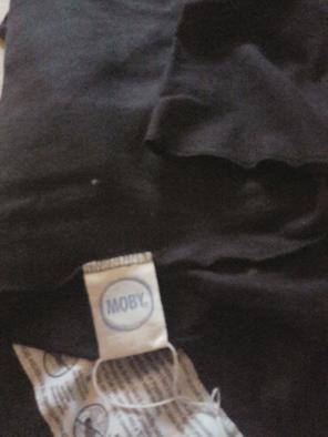Black Moby wrap