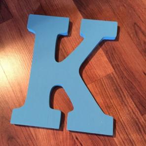 Decorative Painted "K"