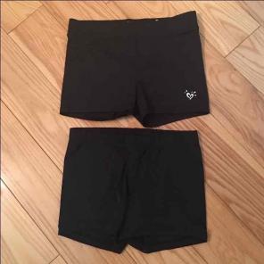 Girls Spandex Gymnastics/Dance Shorts