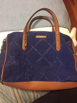 Blue And Brown Vera Bradley Purse