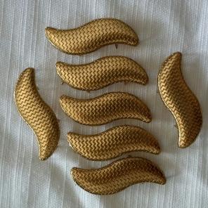 Gold Vintage Pronged Studs for DIY Craft