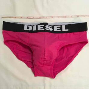 New! Diesel logo pink briefs Small