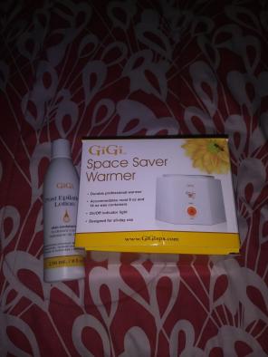 Gi gi wax warmer & epilation lotion