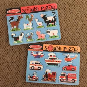 Melissa & Doug Wood Sound Puzzles