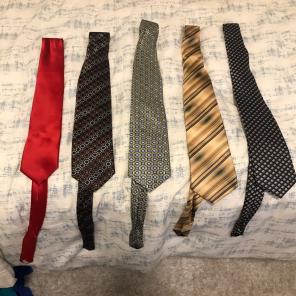 5 Used Neck Ties