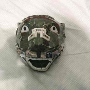 Aztec stone mask