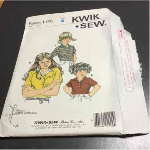 Kwik Sew Polo Shirt Pattern # 1145