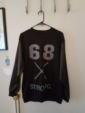 68 strong men's long sleeve