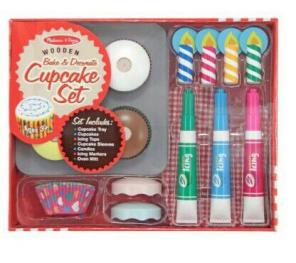 Melissa Doug cupcake set food kitchen