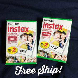 2x Fuji Instax Mini Film (Twin Pack, 40)